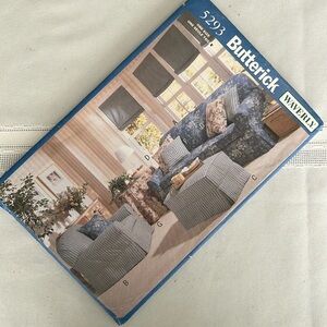 Butterick 5293 Slipcover Pattern, New, Never Used